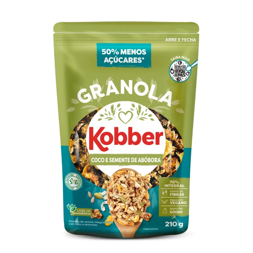 GRANOLA KOBBER COCO SEMENT. ABOBOR  200G