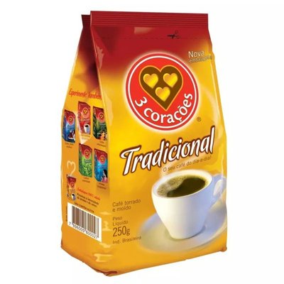 CAFE 3 CORACOES TRADICIONAL 250G