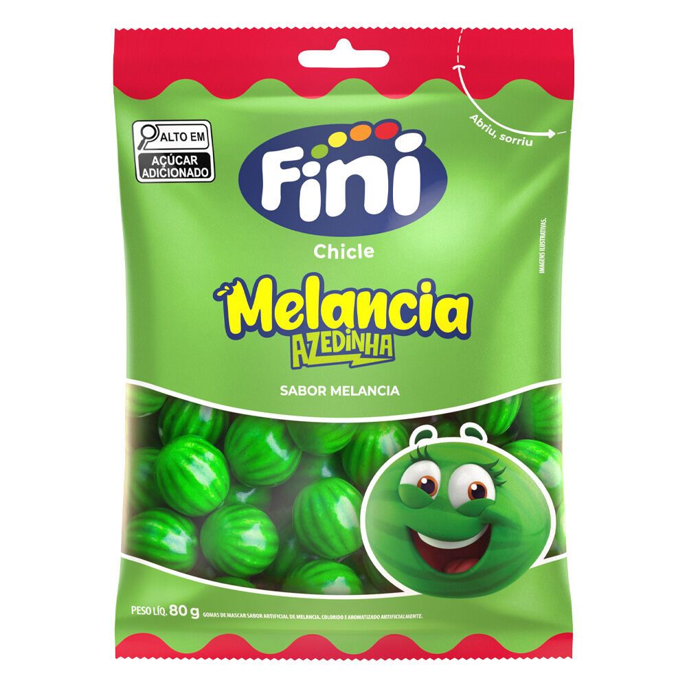 BALA FINI CHICLE MELANCIA 80G