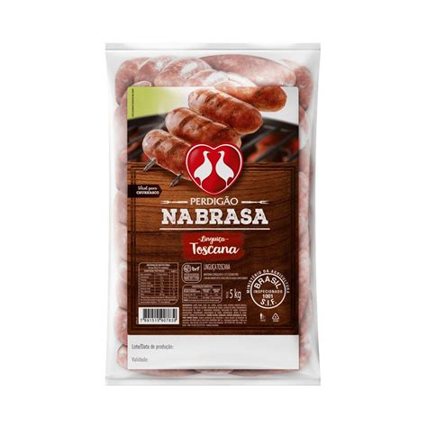 LINGUICA PERDIGAO TOSCANA NA BRASA KG