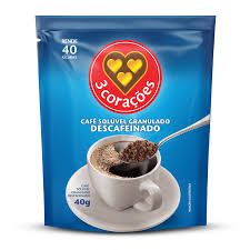 CAFE 3 CORACOES  DESCAFEINADO REFIL 40G