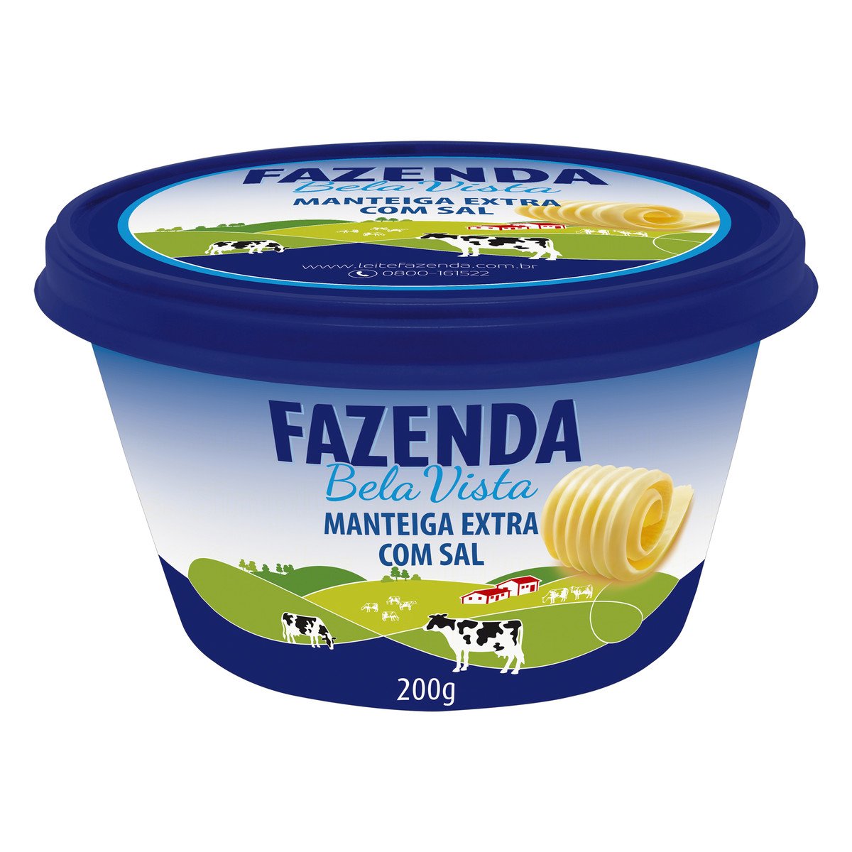 MANTEIGA FAZENDA C/SAL PT 200G