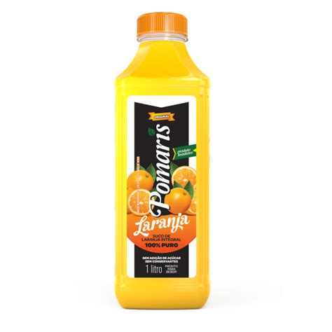 SUCO DE LARANJA POMARIS 900ML