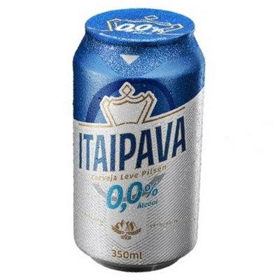 CERVEJA ITAIPAVA 0% ALCOOL LATA 350ML