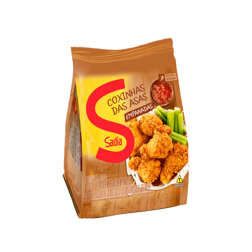 COXINHA DA ASA SADIA EMPANADA 400G