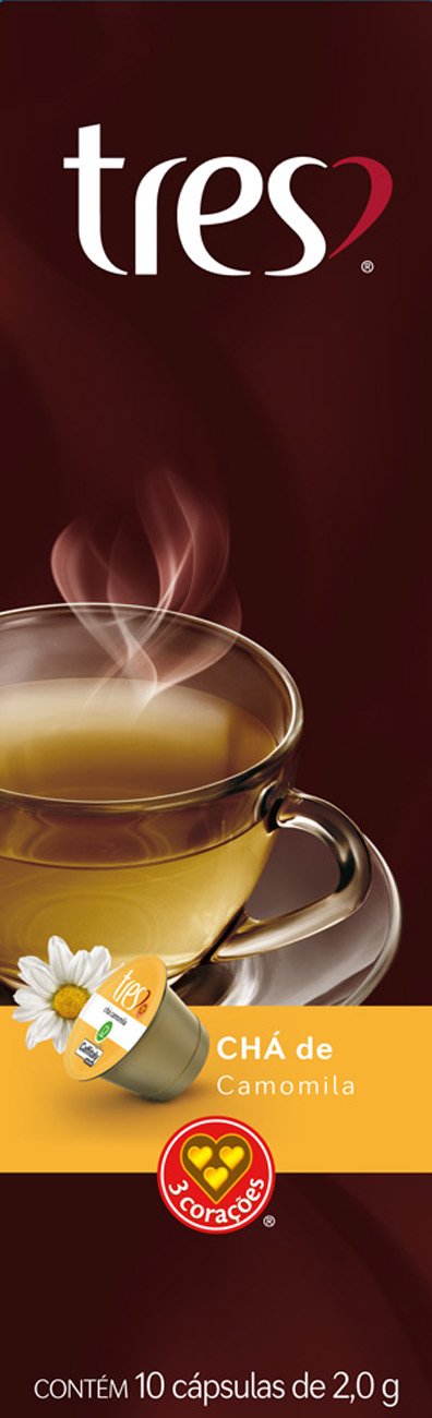 CAPSULA 3 CORACOES CHA CAMOMILA 25G