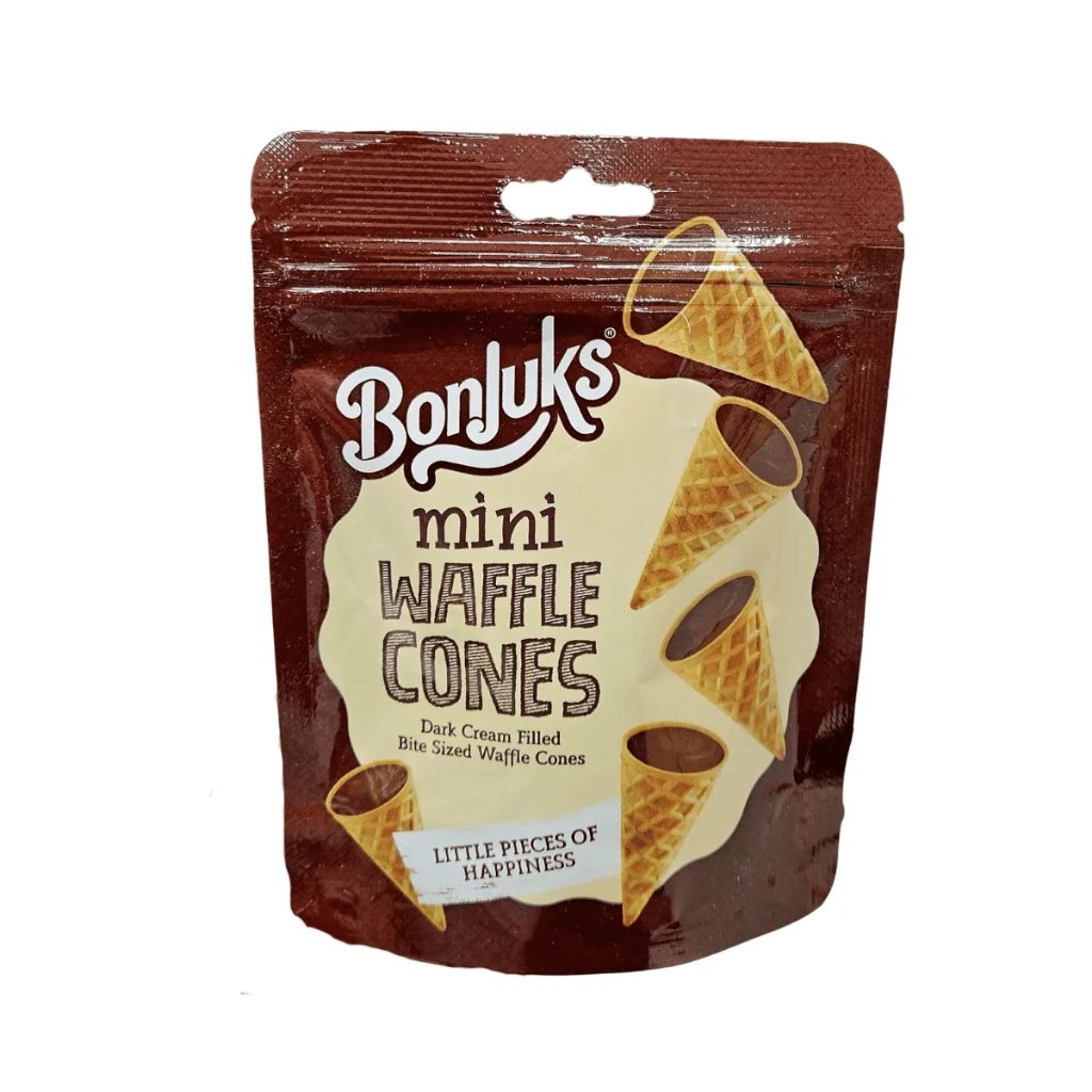 BISCOITO BONJUKS MINI CONES CHOC AMARGO 50G