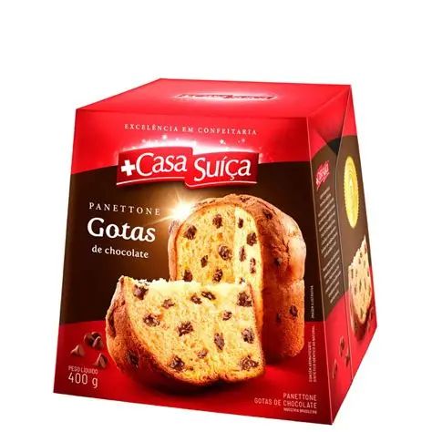 PANETONE CASA SUICA C/GOTAS CHOCOLATE 400G