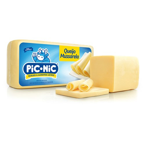 QUEIJO MUSSARELA PIC NIC FATIADO KG*
