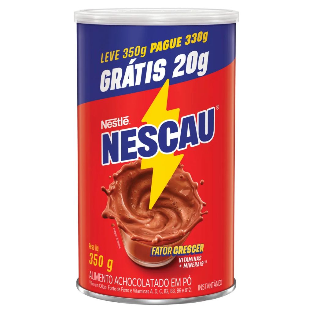 ACHOCOLATADO NESCAU LEVE 350G PAGUE 330G