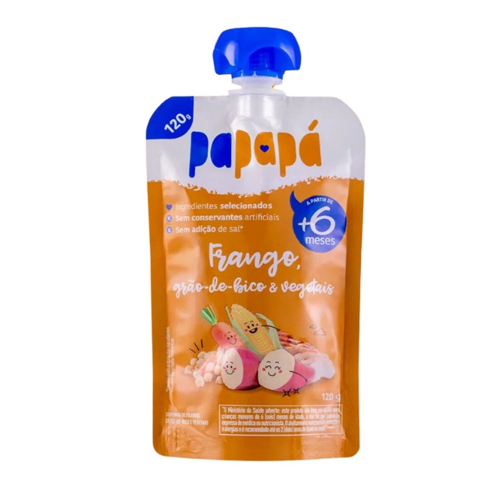 ALIM. INF. PAPAPA FRA/GR  BICO/VEG 120G
