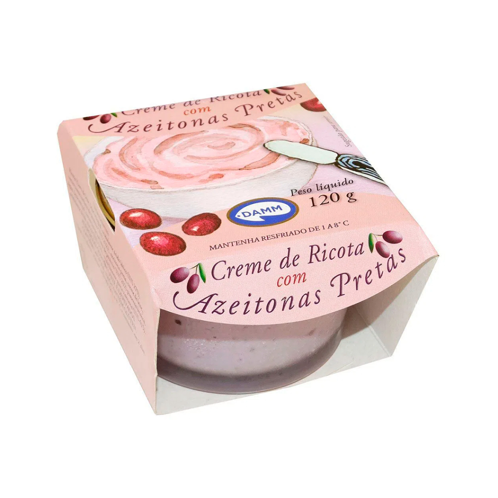 CREME RICOTA DAMM AZ. PRETA 120G