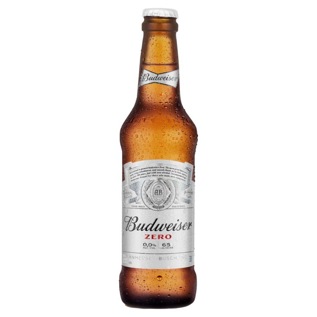 CERVEJA BUDWEISER ZERO LONG NECK 330ML
