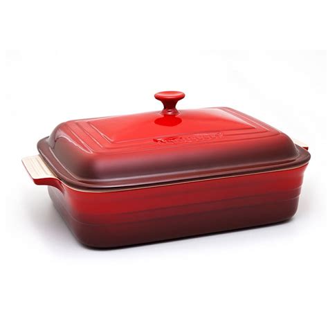 TRAVESSA RET. LE CREUSET 32CM VERMELHA