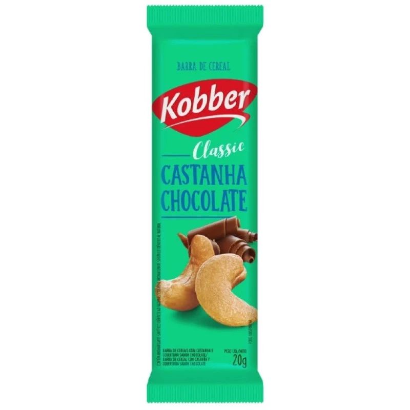 CEREAL BARRA CAST. CHOCOLATE KOBBER 20G