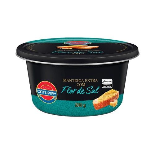 MANTEIGA CATUPIRY COM  FLOR DE SAL 200G