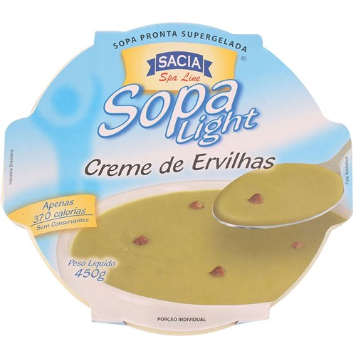 CREME ERVILHAS SACIA 450G