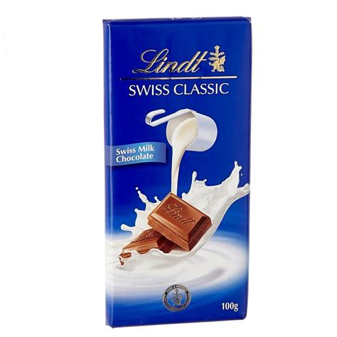 CHOCOLATE LINDT CLASSIC MILK 100G