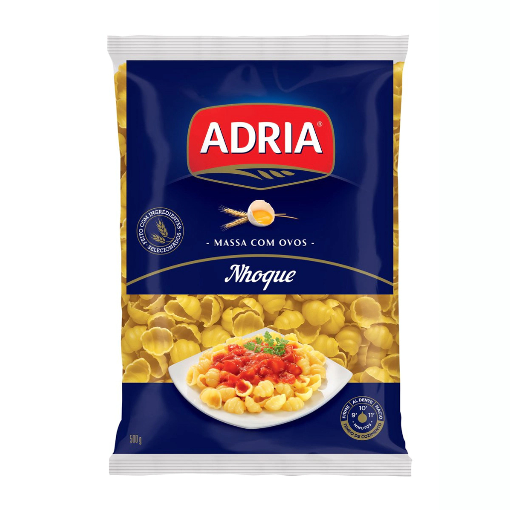 MACARRAO ADRIA C/OVOS NHOQUE 500G
