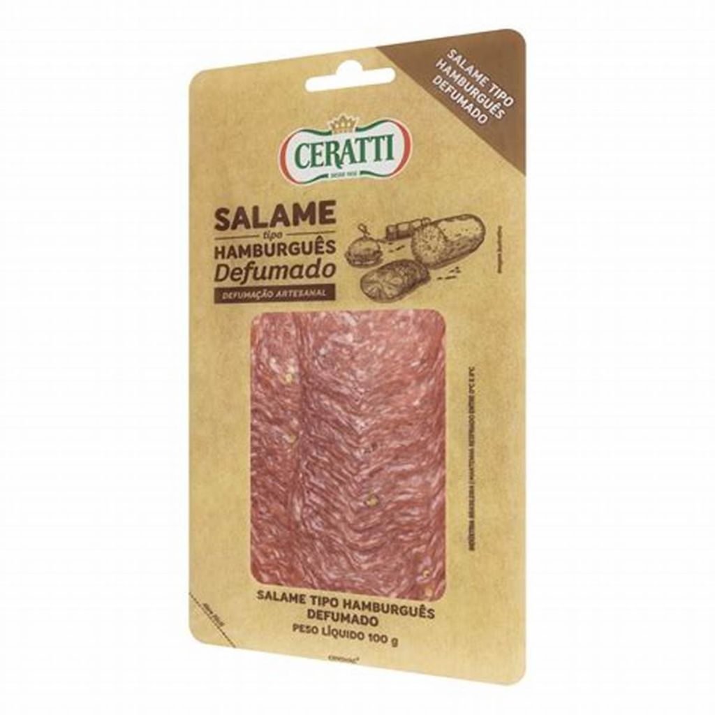 SALAME HAMBURGUER DEFUMADO CERATTI 100G