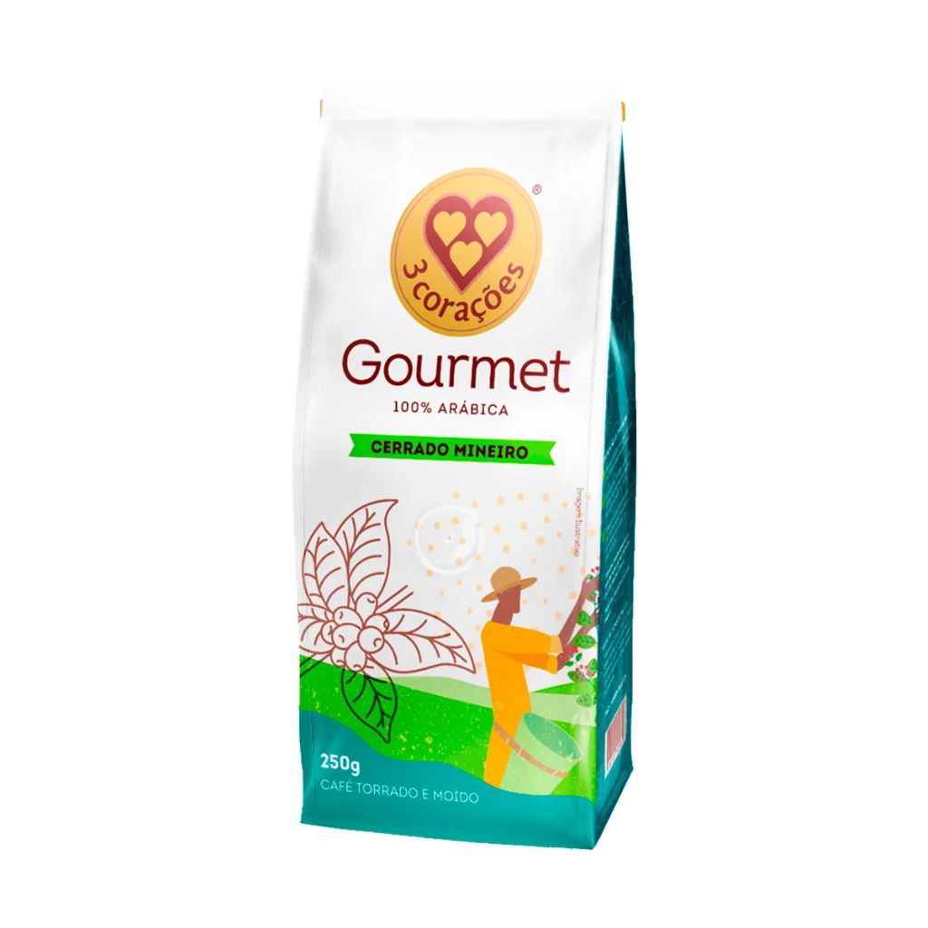 CAFE 3 CORACOES GOURMET CERRADO 250G