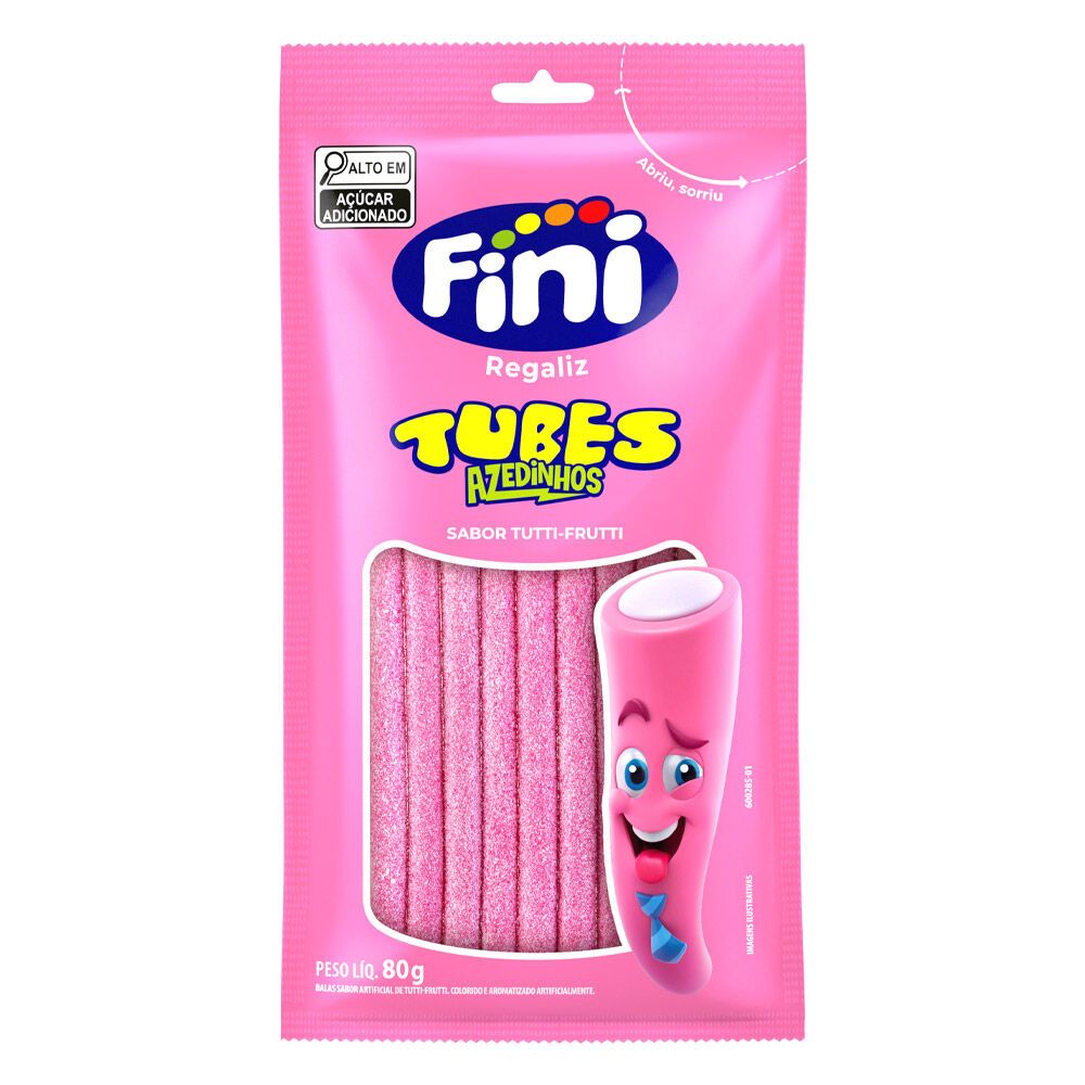 BALA FINI TUBE TUTTI FRUTI 80G