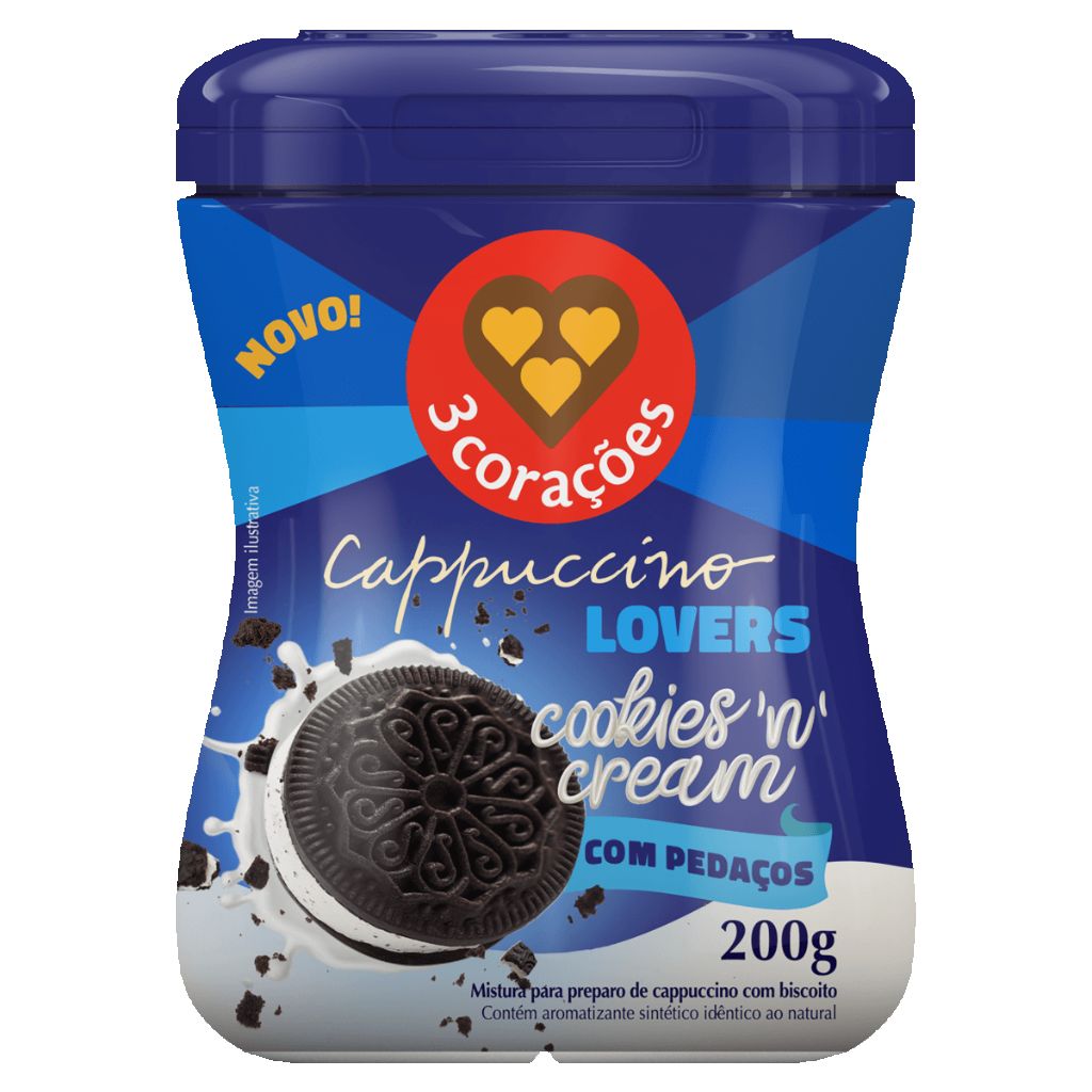 CAPPUCCINO 3 CORACOES COOKIES 200G