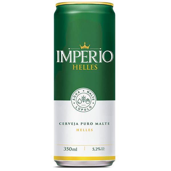 CERVEJA IMPERIO HELLES 350ML