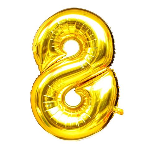 BALAO METALIZADO DOURADO JUNCO Nº8