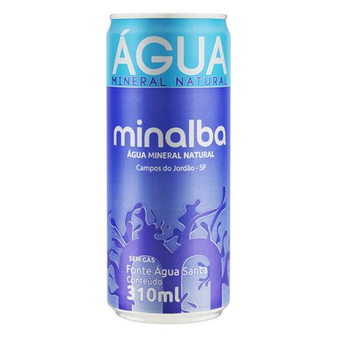 AGUA MIN MINALBA LATA S/GAS 310ML