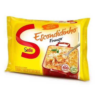 ESCONDIDINHO DE FRANGO SADIA 600G
