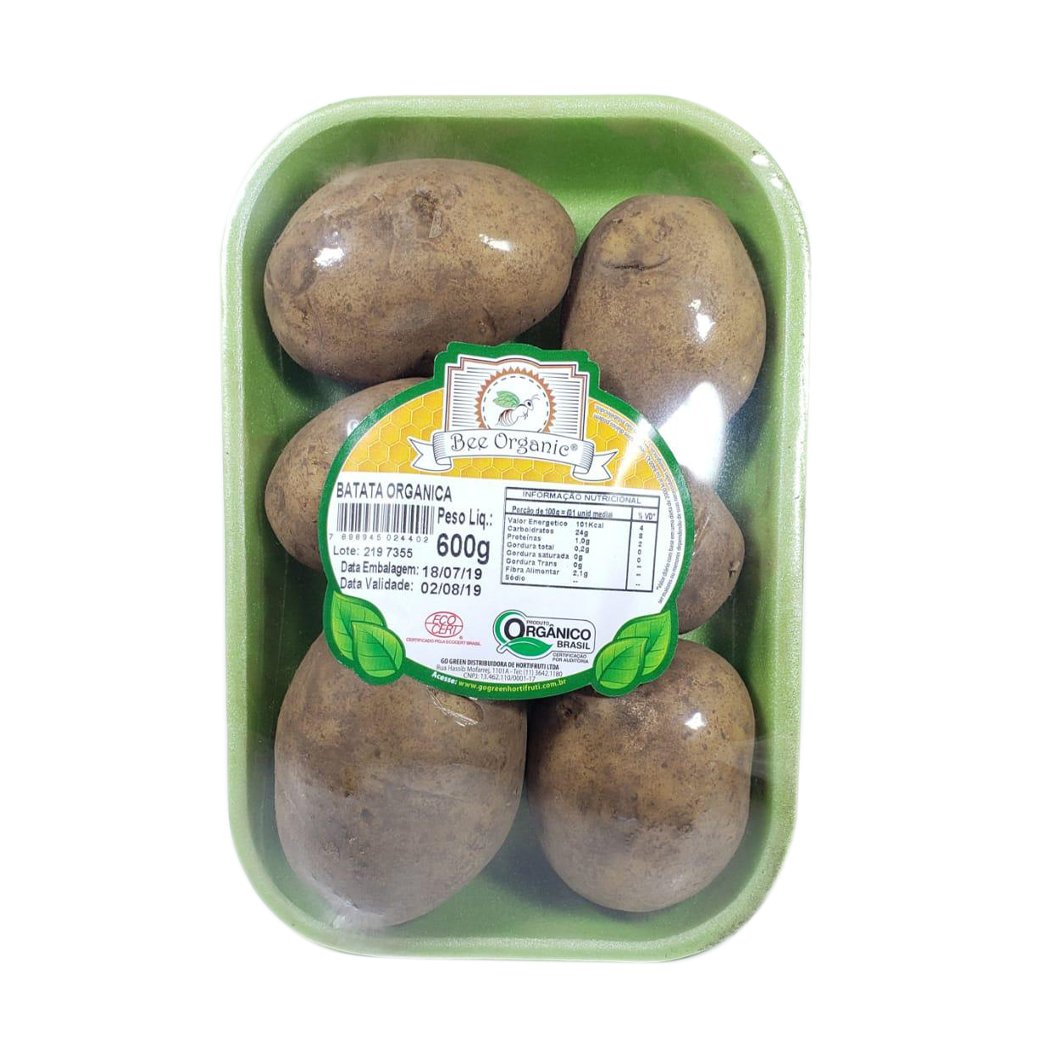 BATATA ORGANICO BEE ORGANIC 600G