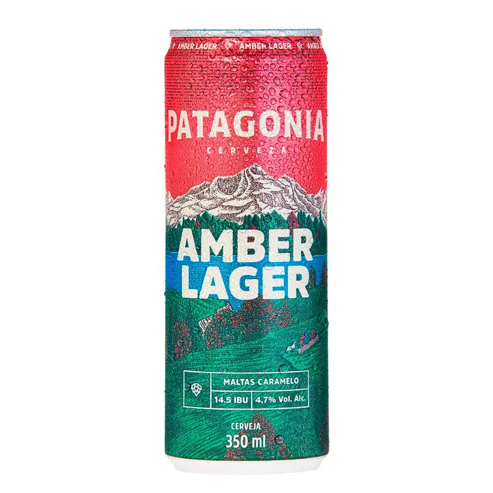 CERVEJA PATAGONIA AMBER LAGER LT 350ML