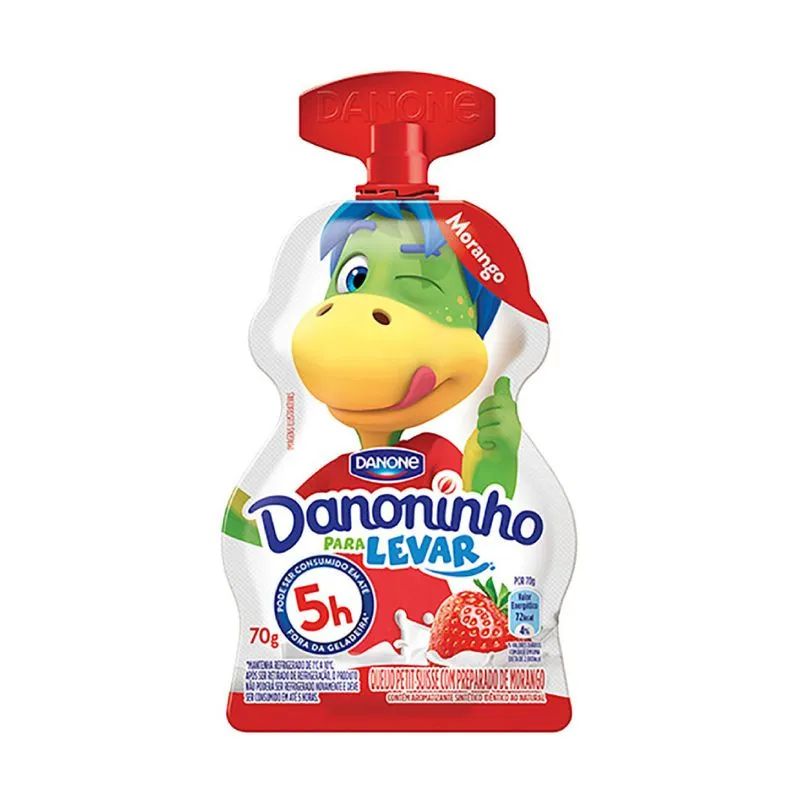 DANONINHO PRA LEVAR MORANGO 70G