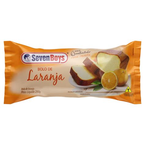 BOLO DE LARANJA SEVEN BOYS 250G