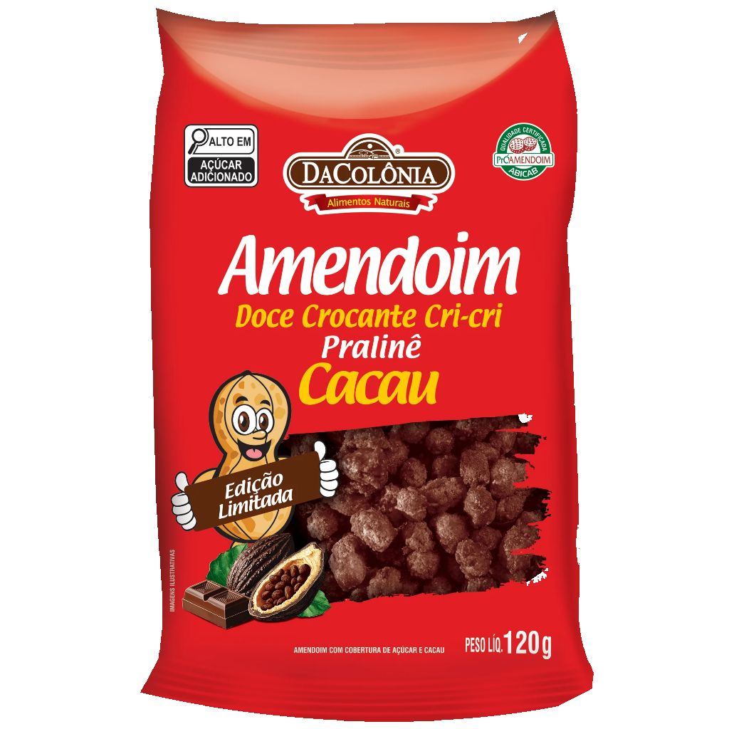 AMENDOIM DA COLONIA DOCE CRI-CRI  120G