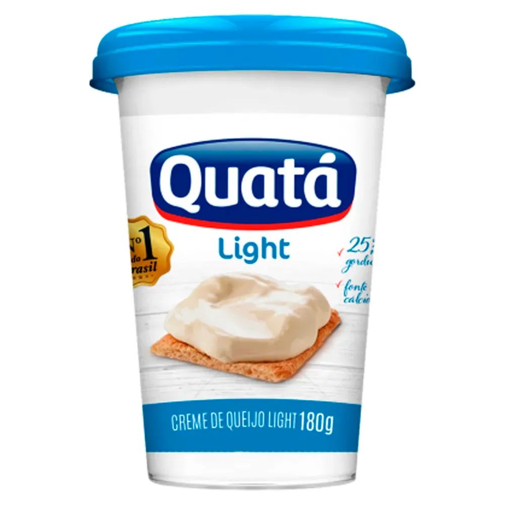 CREME DE QUEIJO QUATA LIGHT 180G