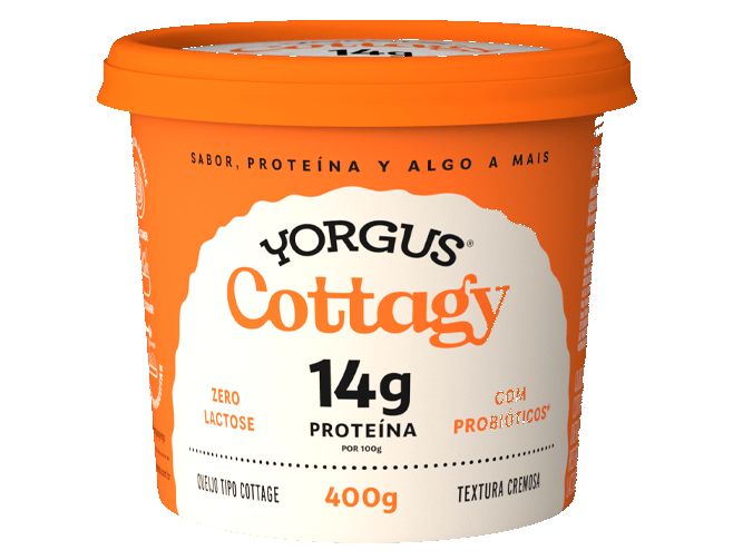 QUEIJO COTTAGE YORGUS 14G 0% LACTOSE 400G