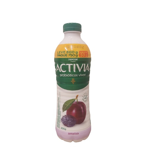 ACTIVIA LIQUIDO AMEIXA LTE FERMENTADO 750G+50G