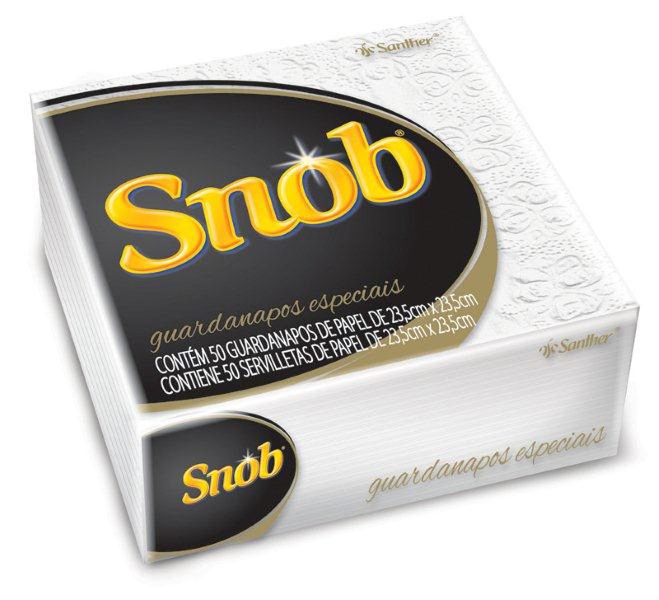 GUARDANAPO SNOB FOLHA DUPLA PEQ C/50