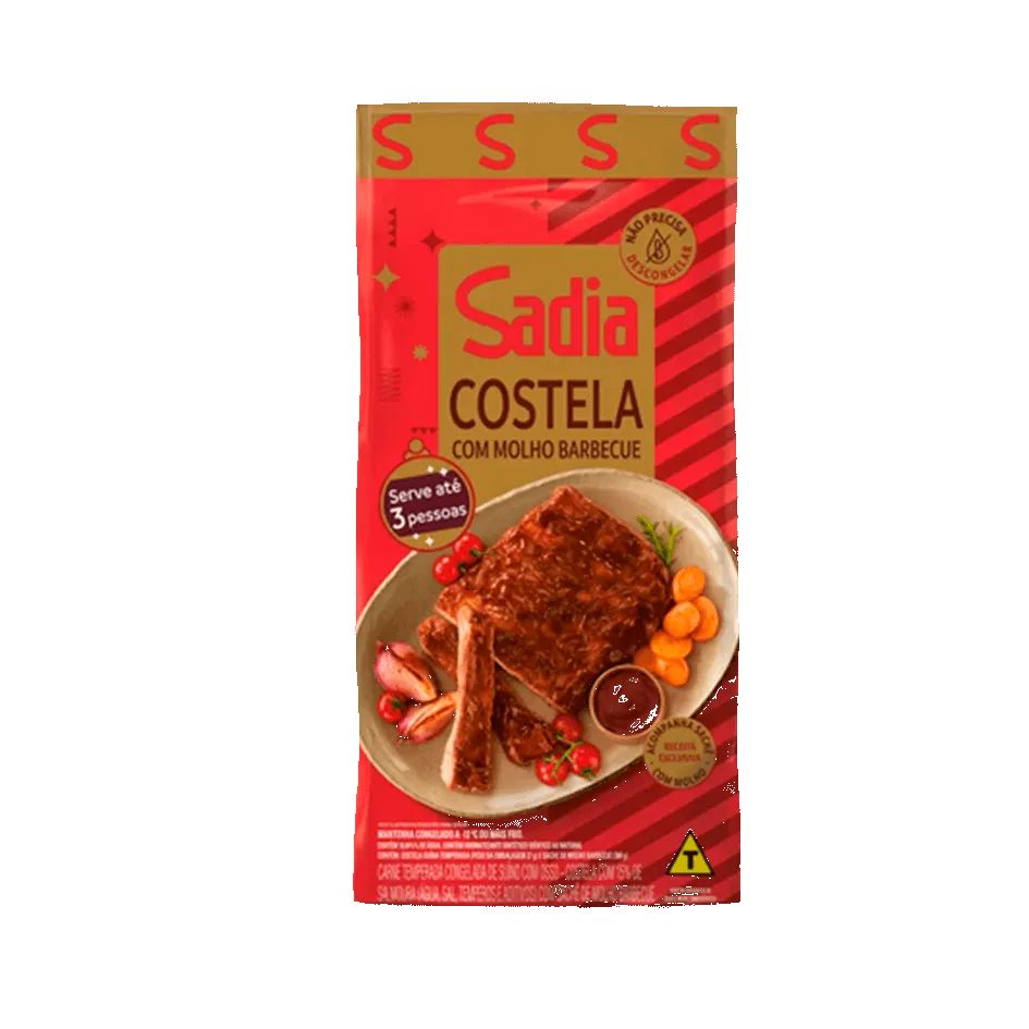 COSTELA SUINA SADIA MOLHO BBQ KG