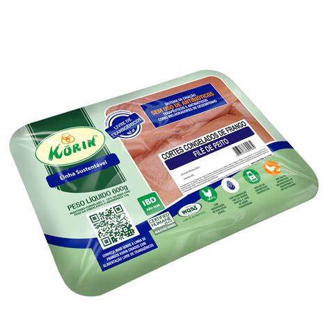 FILE PEITO SEM  TRANSG. KORIN 600G