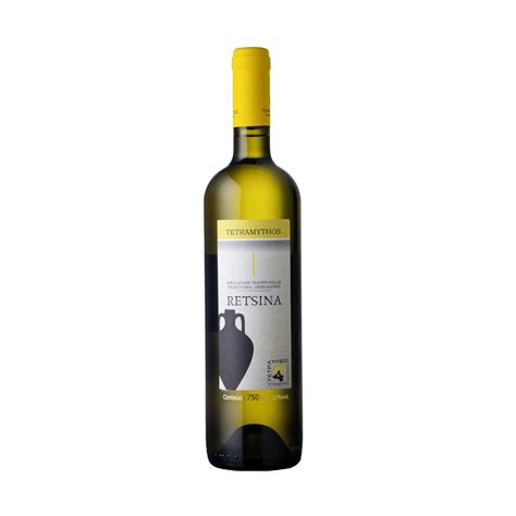 VINHO TETRAMYTHOS RETSINA 750ML