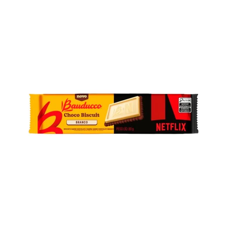 BISCOITO BAUDUCCO CHOCO BISCUIT BRANCO 80G
