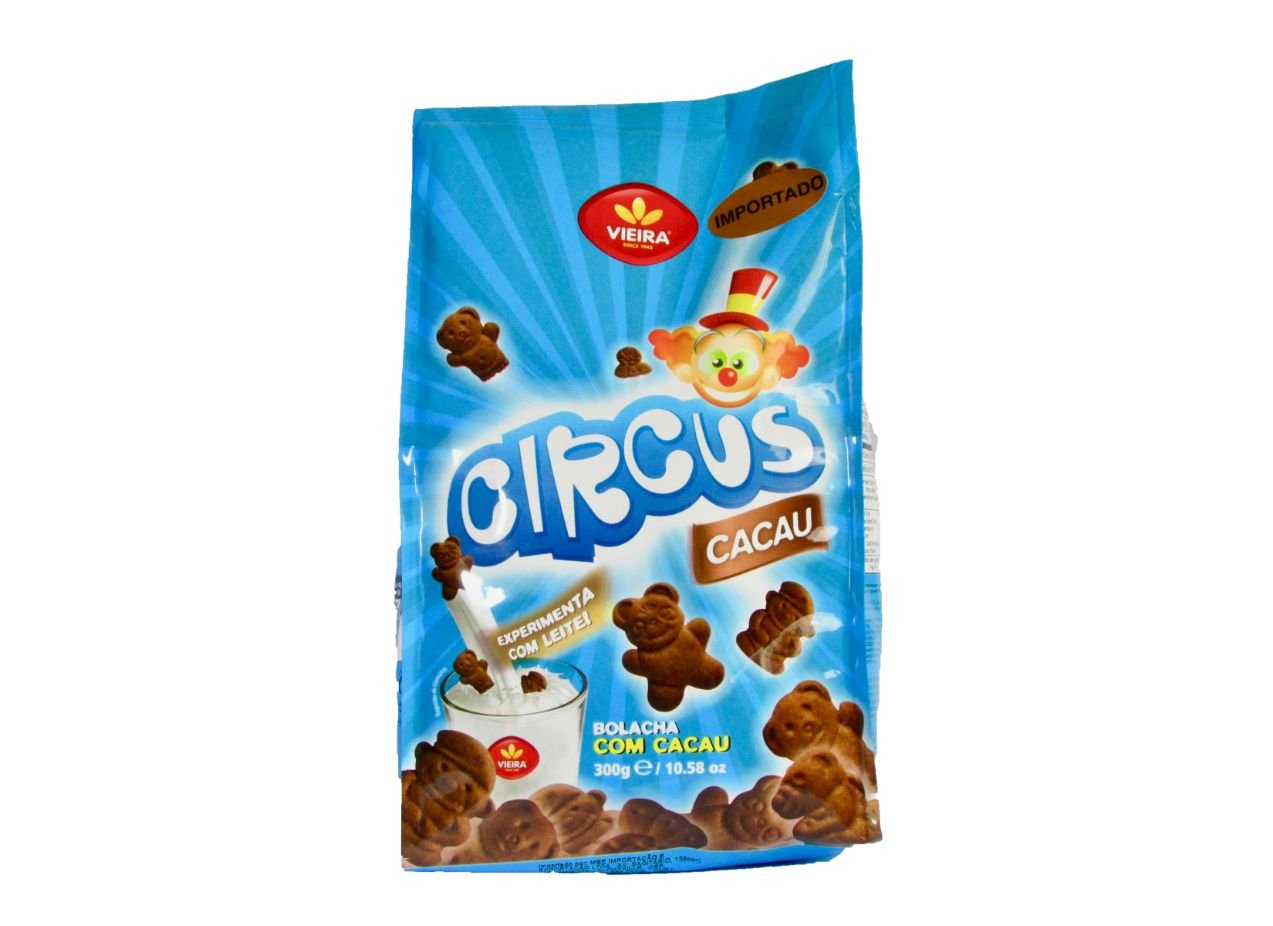 BISCOITO CIRCUS CACAU 300G