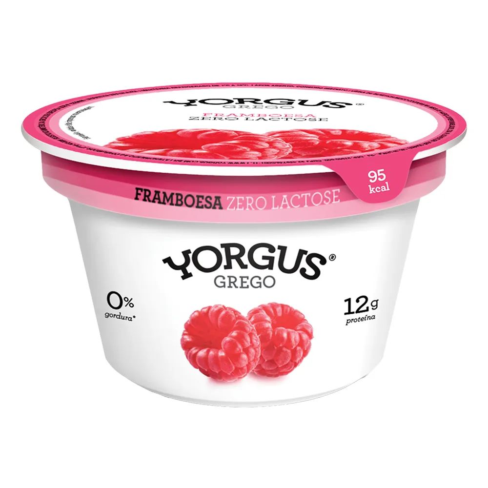 IOGURTE YORGUS GREGO FRAMBOESA 0% LAC. 130G