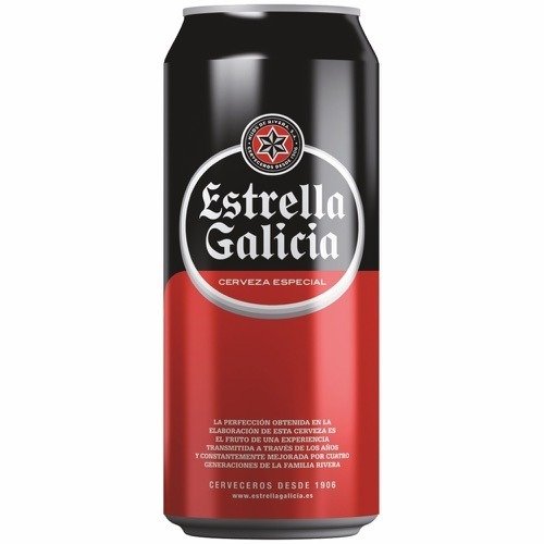 CERVEJA ESTRELLA GALICIA LT 350ML