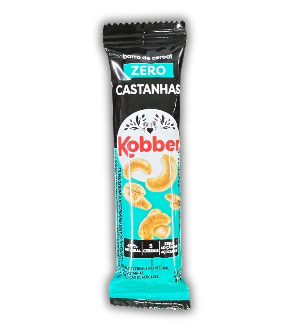 CEREAL BARRA CASTANHAS  KOBBER 18G