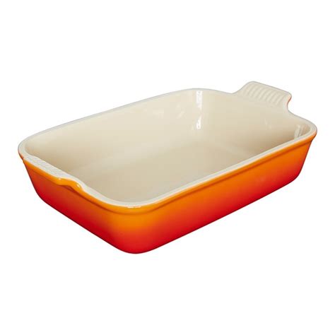 TRAVESSA RETANG LE CREUSET VERMELHO 19CM