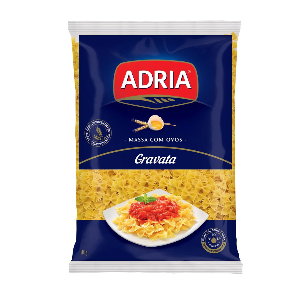 MACARRAO ADRIA C/OVOS GRAVATA 500G